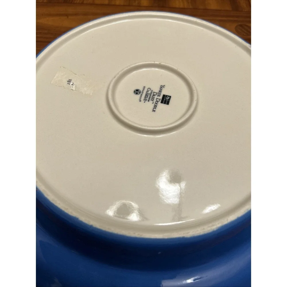 11 Inch Department 56 Yankee Doodle‎ Pie Plate Red White Blue
